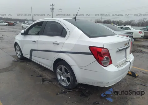 2012 Chevrolet Sonic Ltz из США, поврежденный, VIN 1G1JE5SH5C4100946